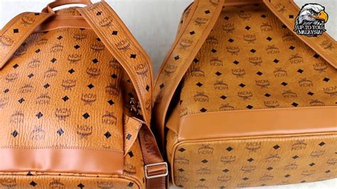 how to tell fake mcm bag|genuine mcm backpack.